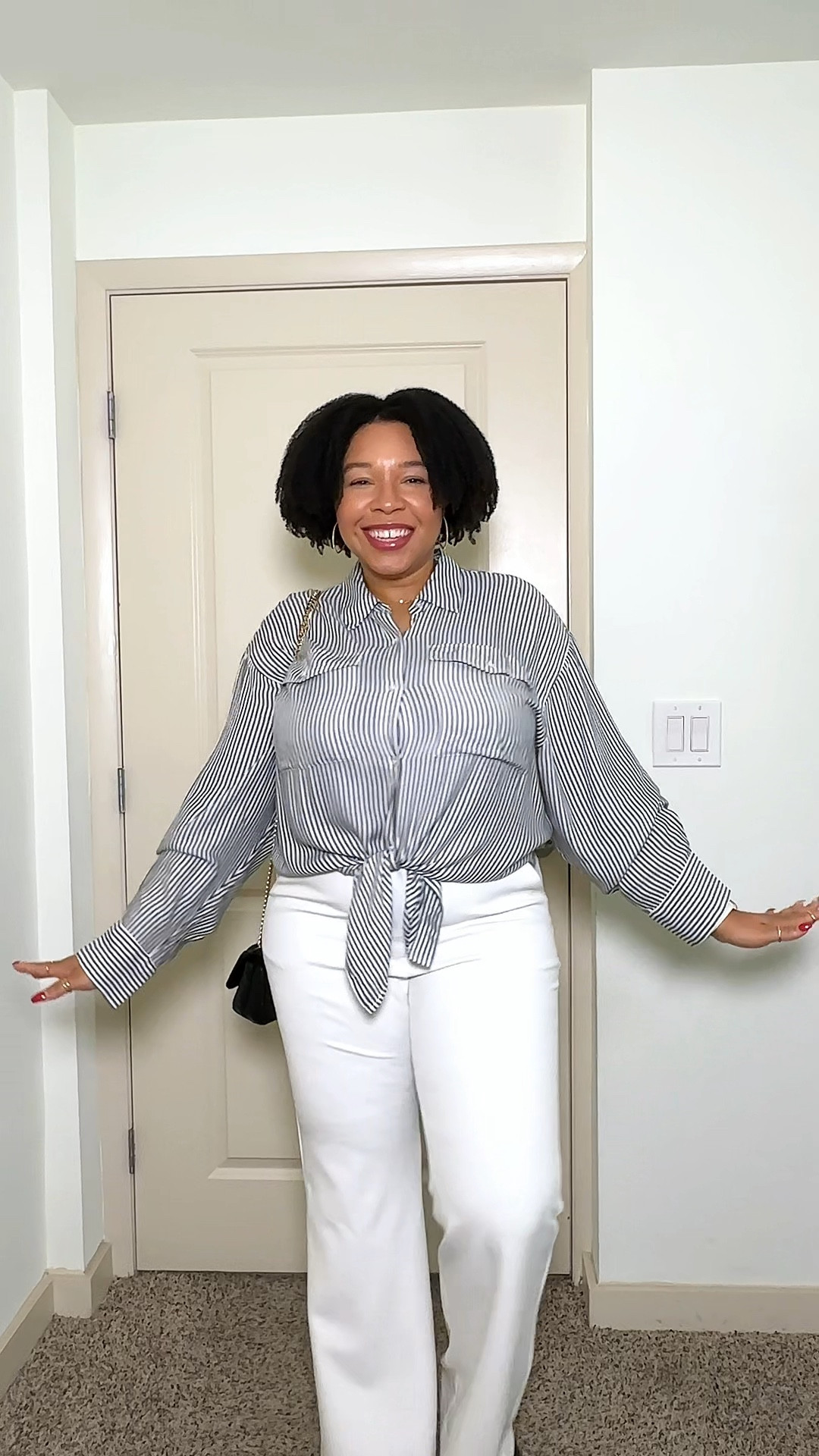 OOTD 
A quick Spring Fashion outfit. I wore this for church. The shirt is a relaxed fit with I love but the sleeves are a bit long.


#LTKSaleAlert #LTKStyleTip #LTKMidsize