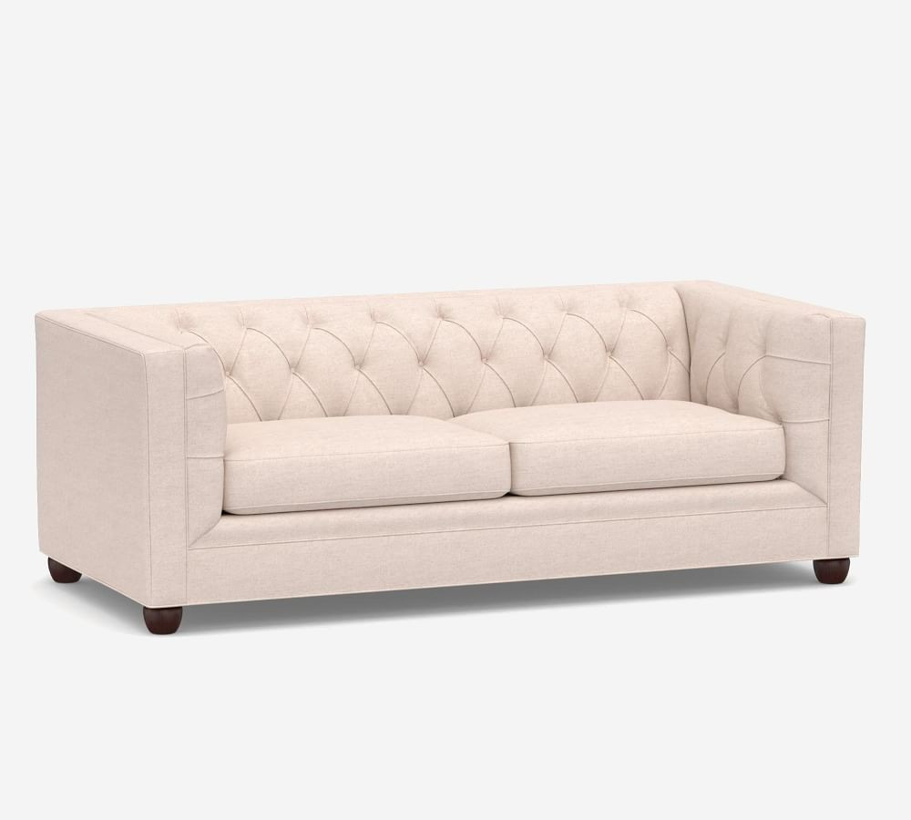 Chesterfield Square Arm Upholstered Sofa | Pottery Barn (US)