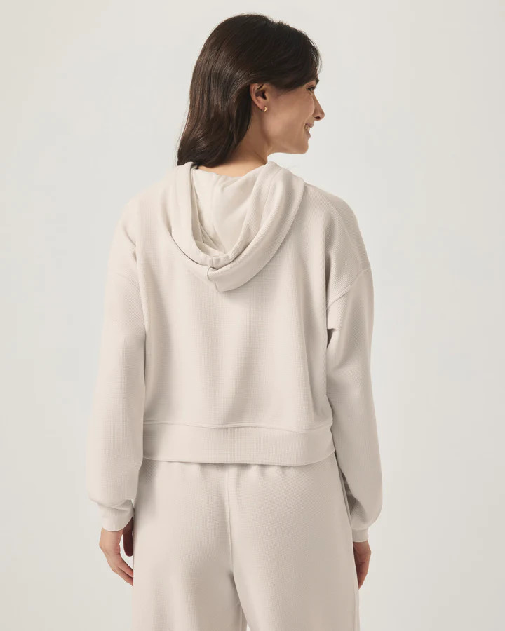 Waffle Scuba Zip-Up Pullover | Splendid | Splendid