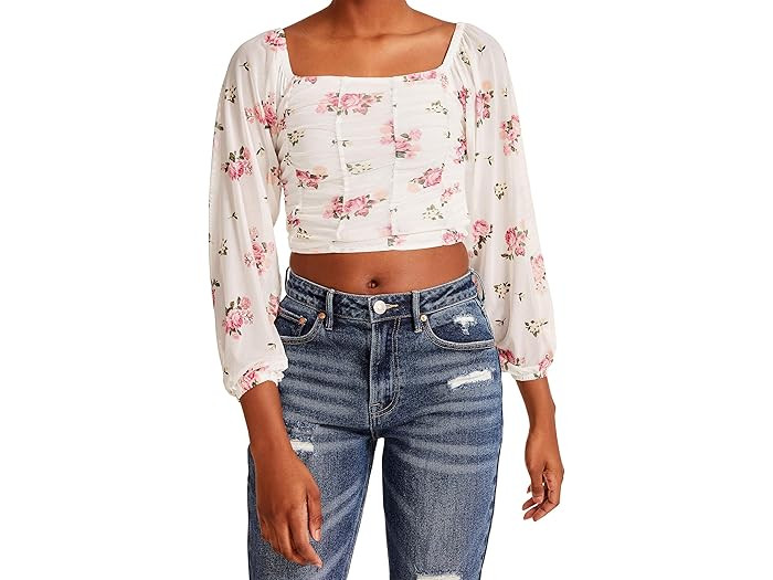 Smocked Cinched Peasant | Zappos