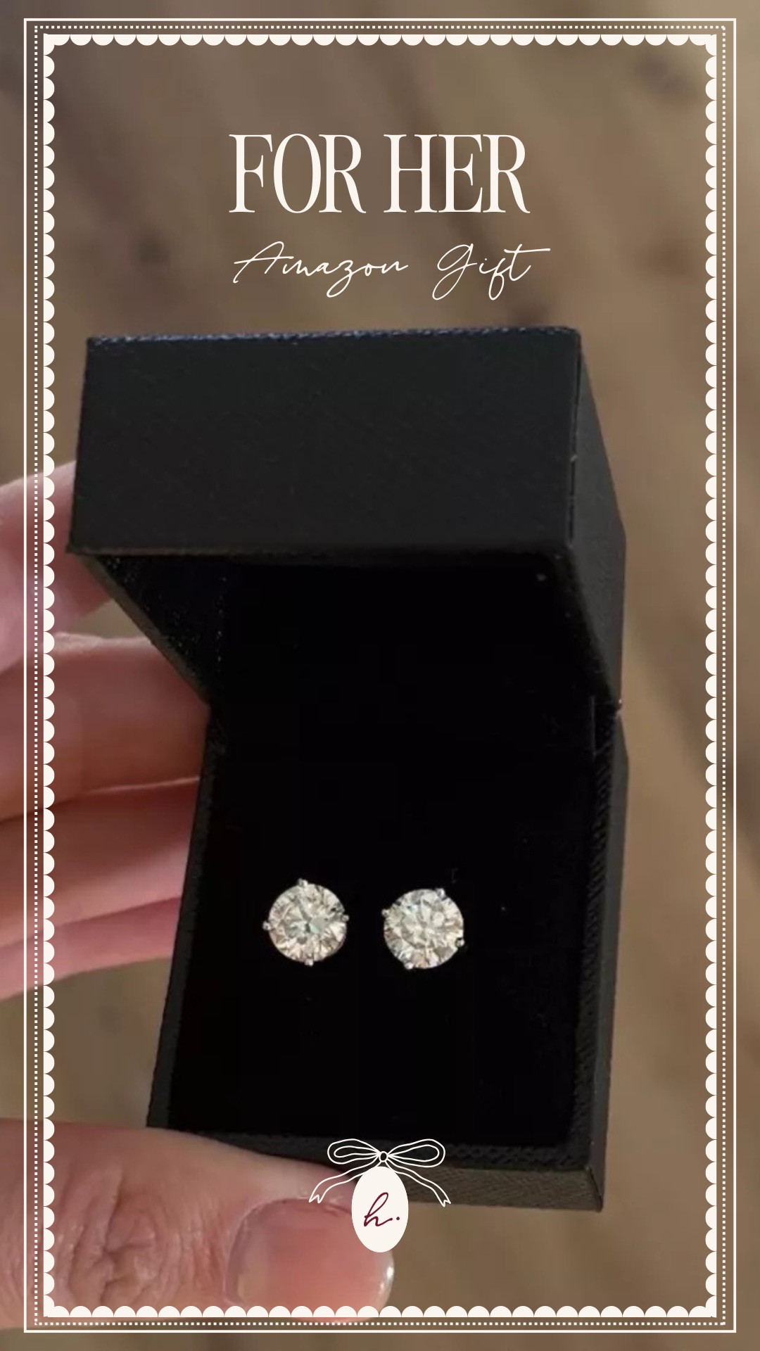 Gift ideas for yourself or someone in your life! My favorite earrings from Amazon! So many sizes to choose from!  

 #LTKGiftGuide #LTKHoliday