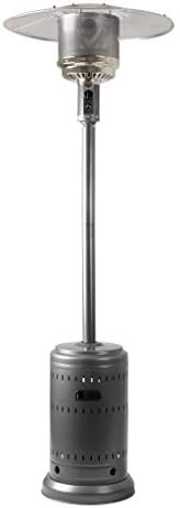 Amazon Basics Outdoor Patio Heater with Wheels, Propane 46,000 BTU, Commercial & Residential - Sl... | Amazon (US)