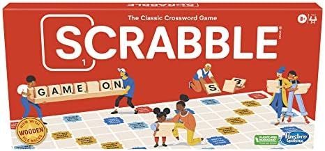 Scrabble Board Game, Classic Word Game for Kids Ages 8 and Up, Fun Family Game for 2-4 Players, T... | Amazon (US)