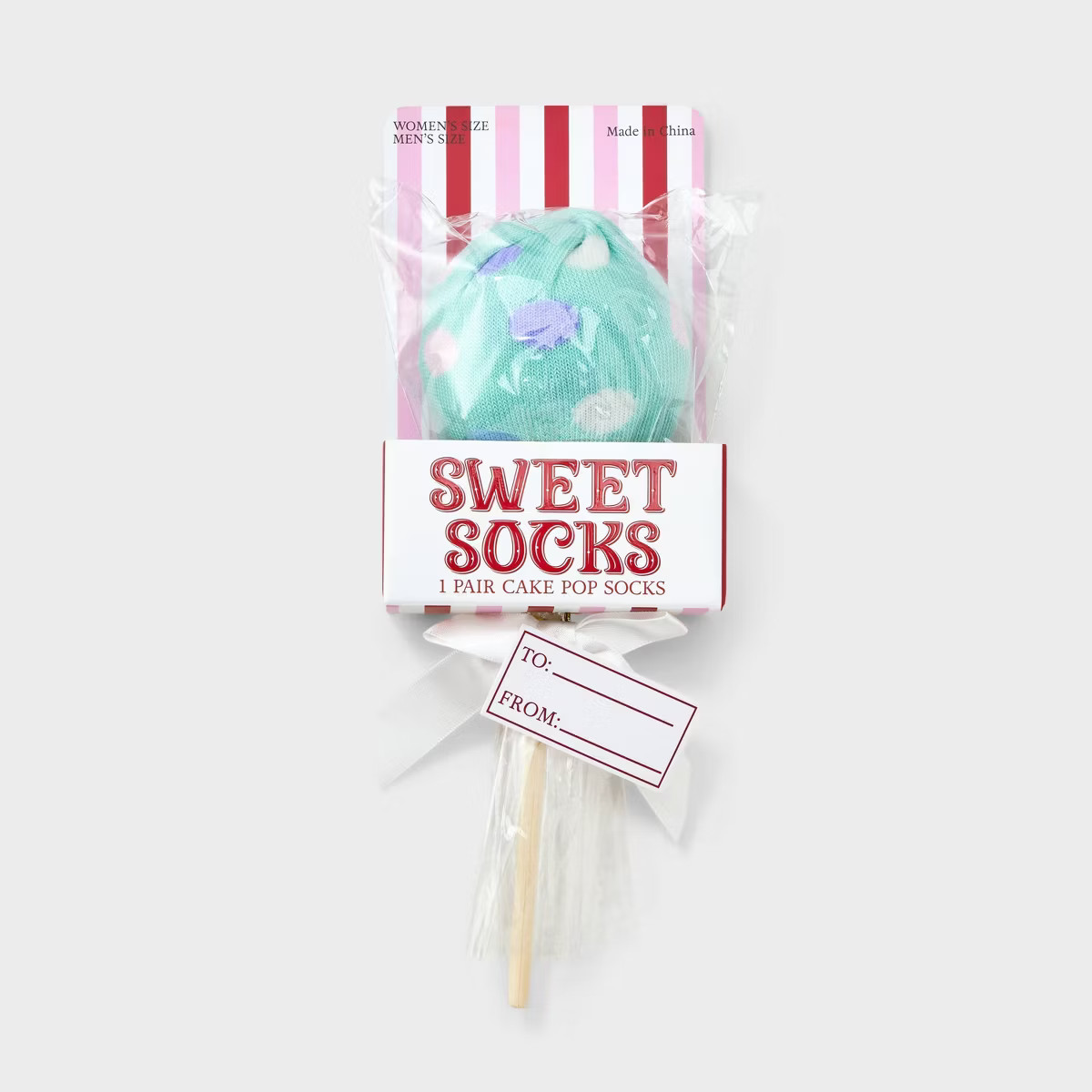 Adult Cake Pop Crew Socks - Mint Green One Size Fits Most | Target