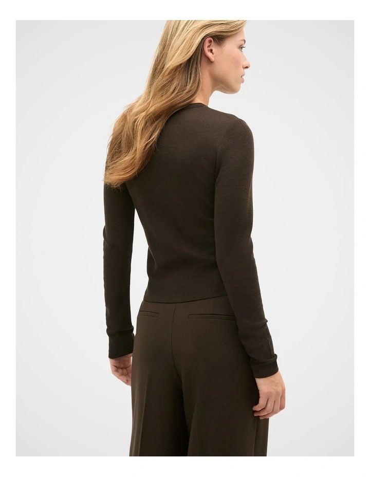 Seed HeritageAustralian Merino Cardigan in Coffee Bean | Myer