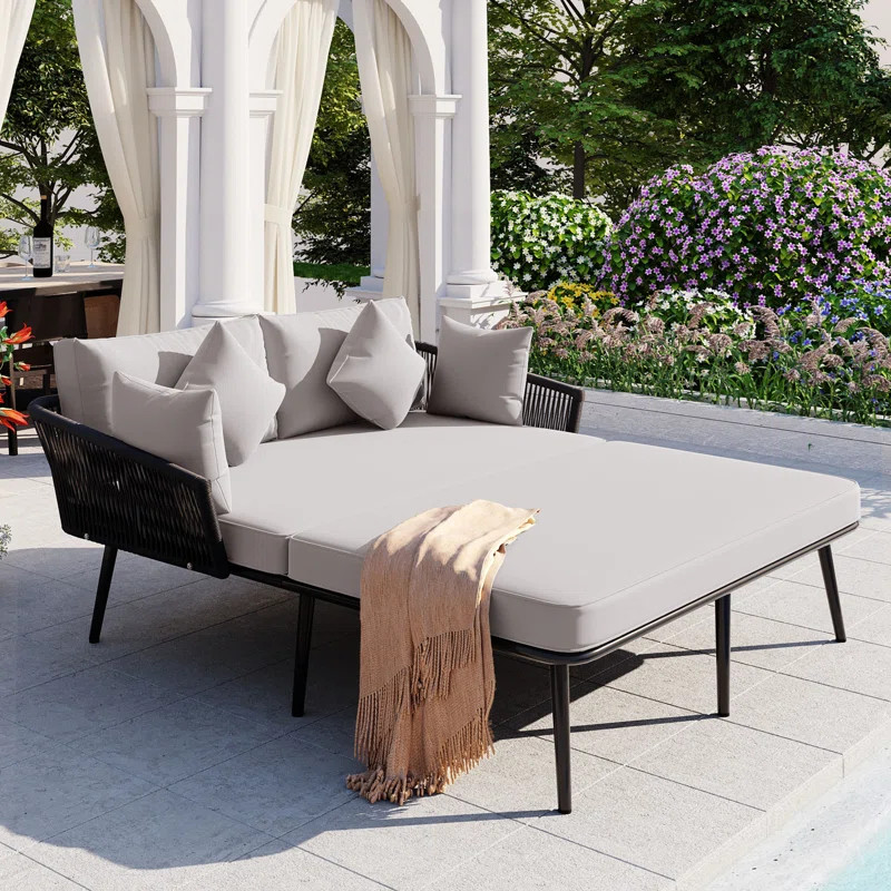 Ishmil 69.33'' Outdoor Patio Daybed | Wayfair North America