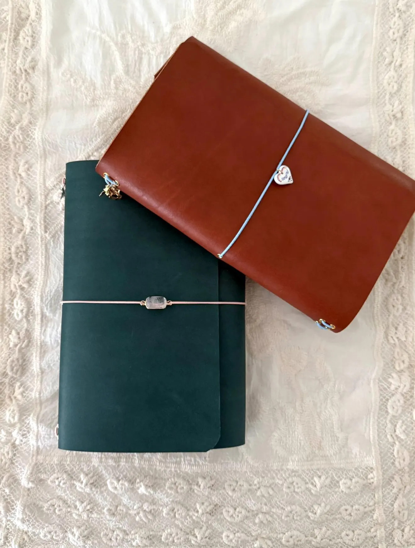 Handmade Custom Leather Traveler's Journal | Refillable A5, A6 | Genuine Veg-tanned Italian Leather | Etsy (Global)