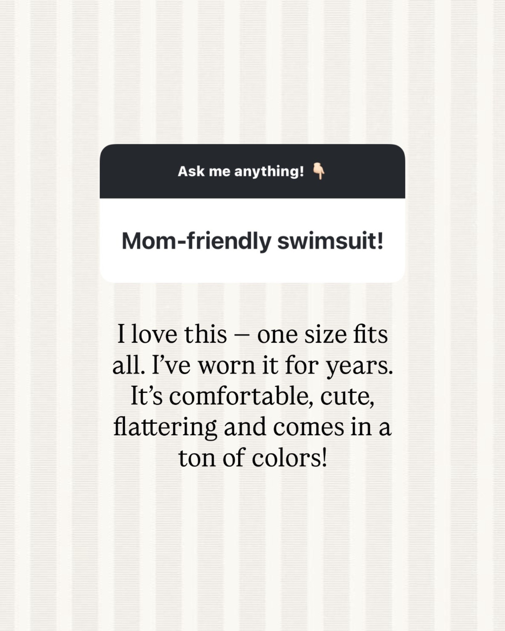 If you’re looking for mom-friendly swimsuits, Hunza G is always my go-to. The one-size fit is insanely flattering and they have so many good styles. Linking my favorites 🤍

#LTKswim #LTKsummer #momstyle #momfriendly #swimstyle

#LTKTravel #LTKSeasonal