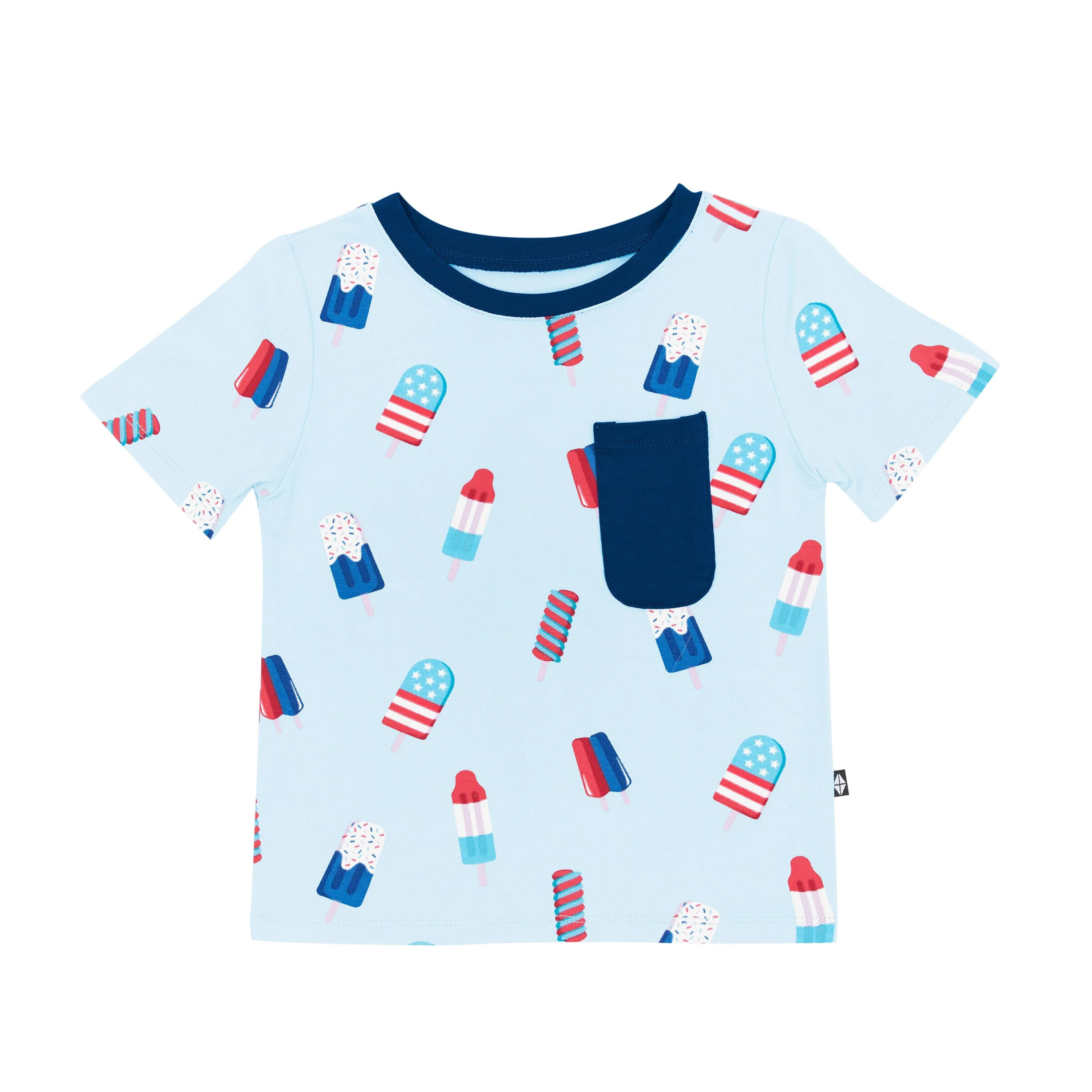 Toddler Crew Neck Tee in Popsicle | Kyte BABY