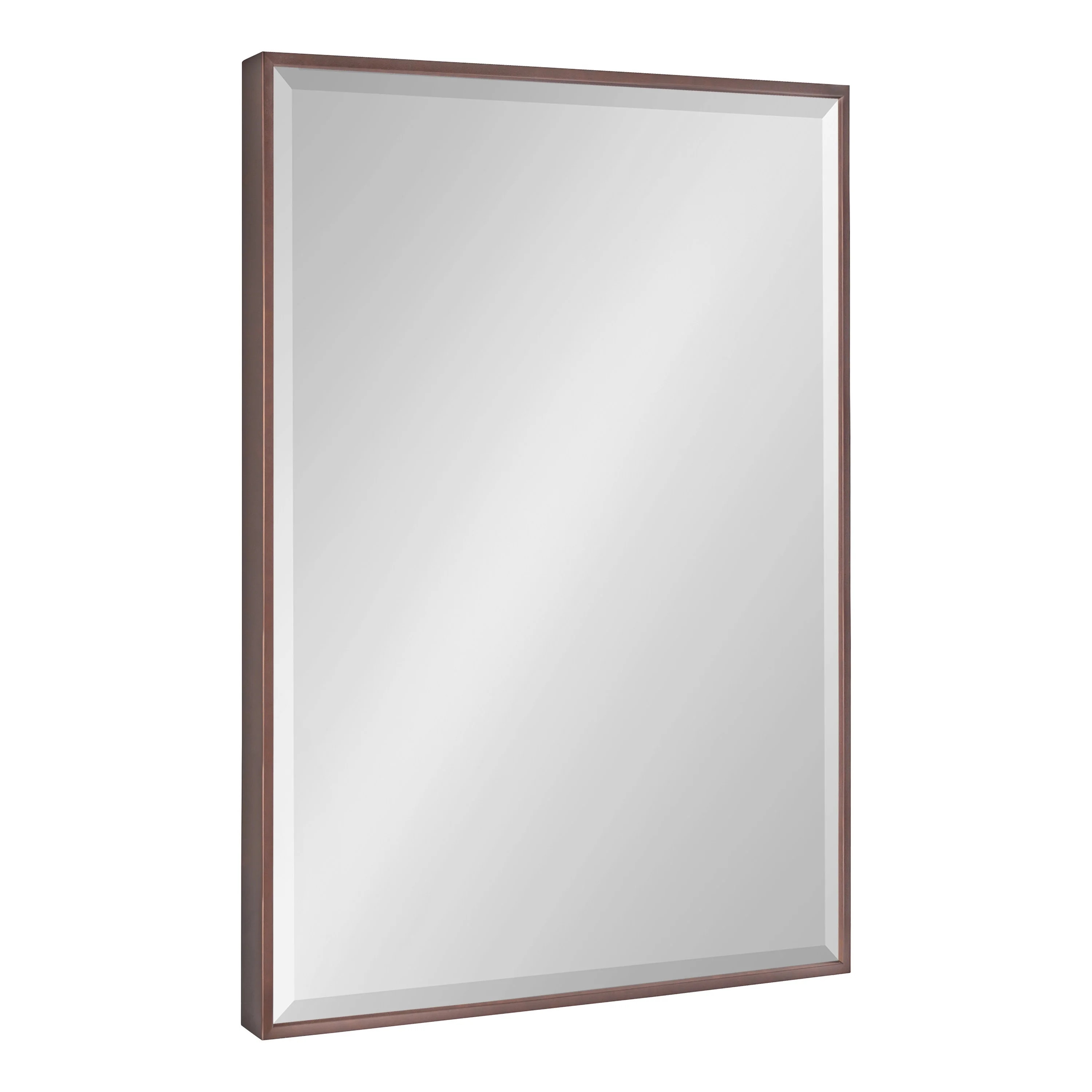 Kate and Laurel Rhodes Modern Wall Mirror, 18.75" x 24.75", Bronze, Decorative Rectangular Wall A... | Walmart (US)