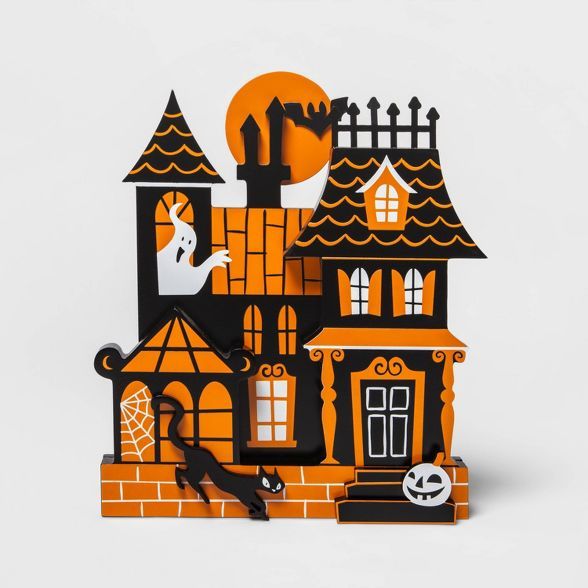 Haunted House Halloween Mini Mantle Decor Building - Hyde & EEK! Boutique™ | Target