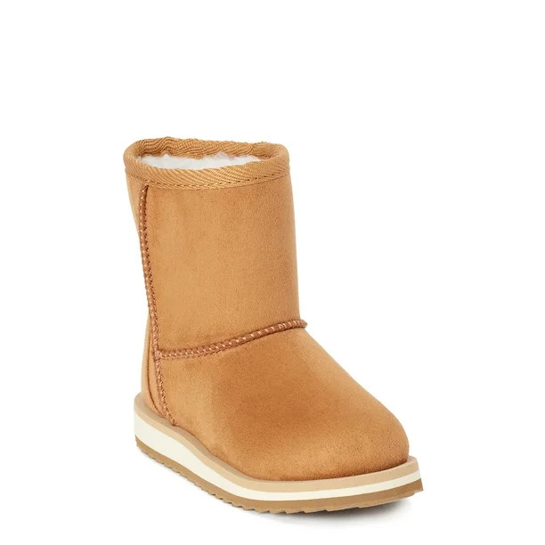 Wonder Nation Cozy Faux Shearling Boot (Toddler Girls) | Walmart (US)