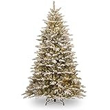 National Tree Company 'Feel Real' Pre-lit Artificial Christmas Tree | Includes Pre-strung White L... | Amazon (US)