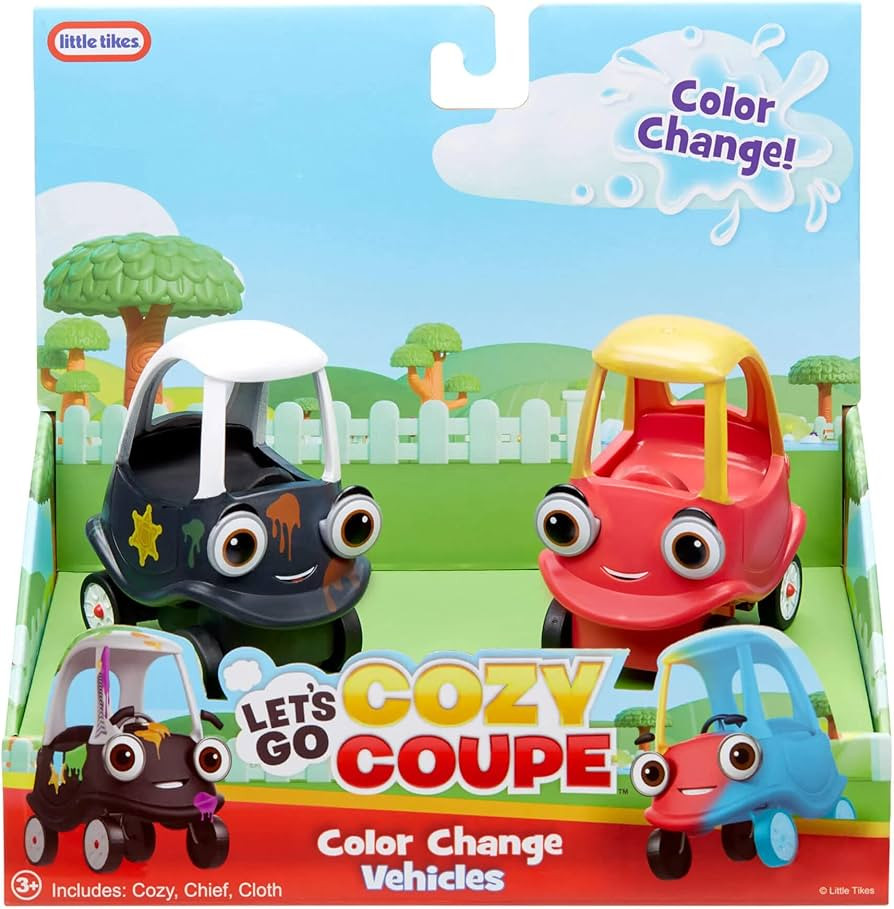 Little Tikes Let’s Go Cozy Coupe™ 2pk Mini Color Change Vehicles for Tabletop or Floor Push P... | Amazon (US)