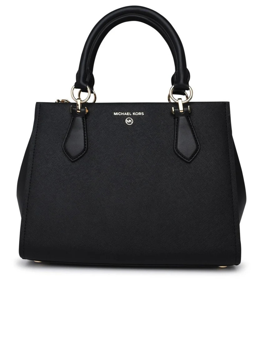 Black Marilyn Leather Bag | Shop Simon