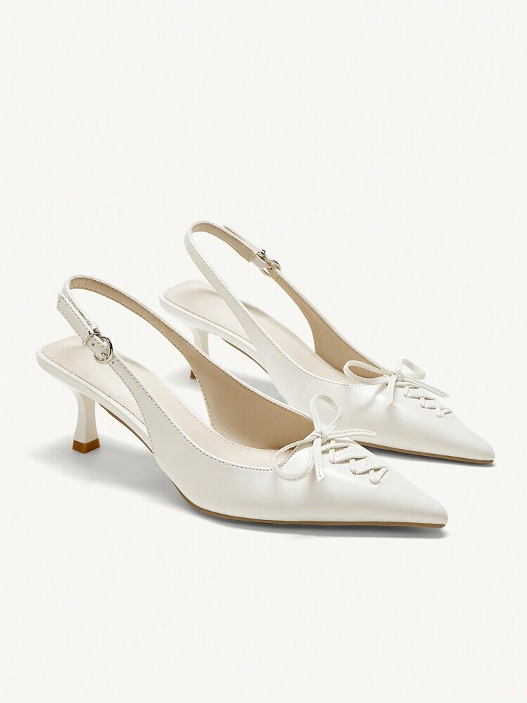 CUCCOO CHICEST Dames Hoge Hakken Pumps Met Strik, Puntige Neus, Dunne Hak, Open Hakbandje, Modieuze Elegante Wijnrode Hoge Hakken, Lenteschoenen, Voorjaarsvakantie, Pasen
4.87
(70)
 | SHEIN