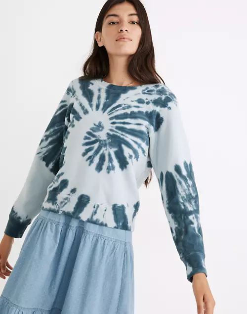 Tie-Dye (Re)sourced Cotton Crop Sweatshirt | Madewell