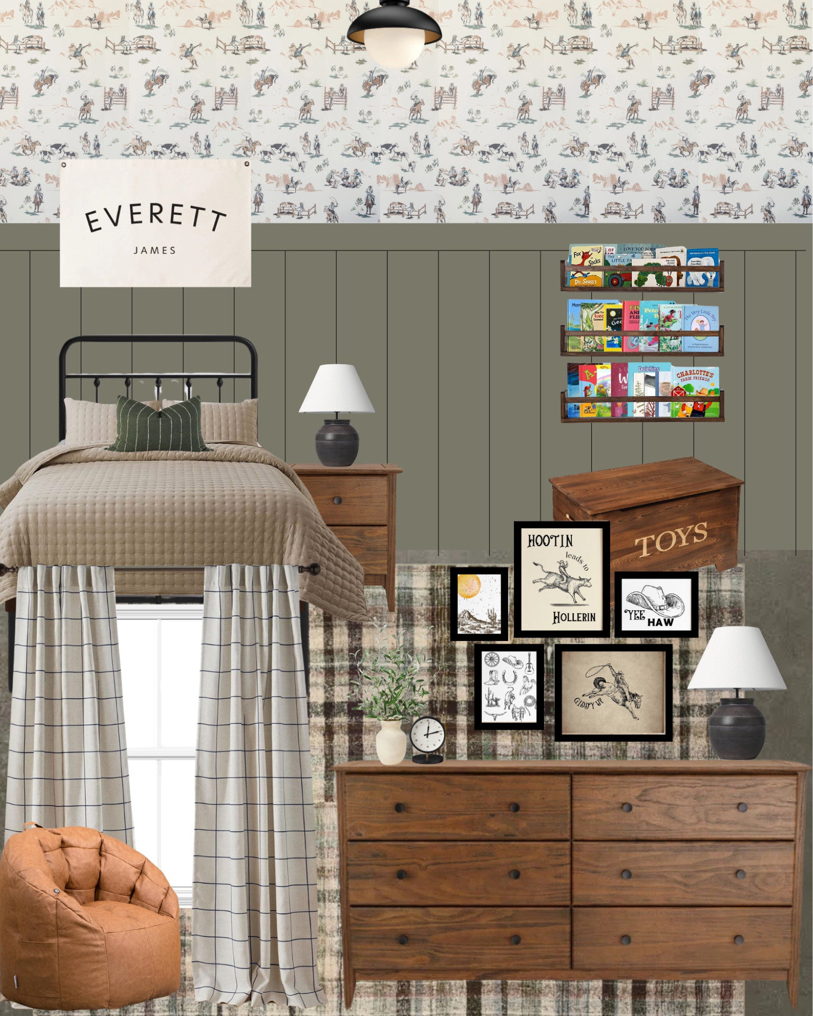 Toddler boy room, big boy room, boys bedroom, kids bedroom, bedroom furniture, western bedroom, horses, cowboy, area rug, bedding, throw pillows, wall art, kids wall art, kids room decor

#LTKHome #LTKKids #LTKFamily