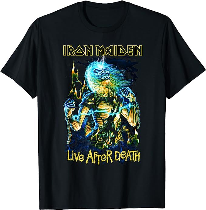 Iron Maiden - Live After Death T-Shirt | Amazon (UK)