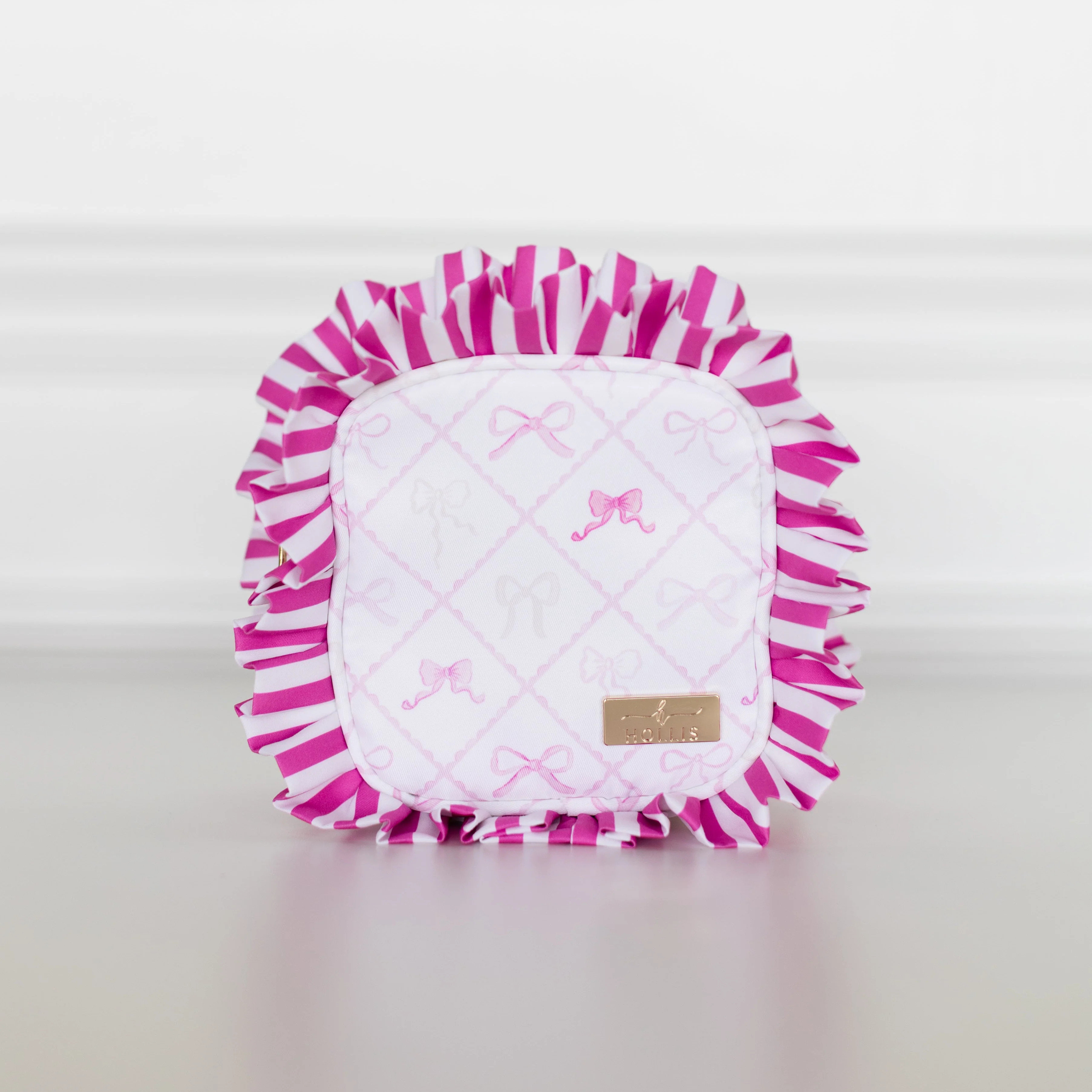 Goldie Girl Bows Ruffled Nylon Tech Organizer | Hollis