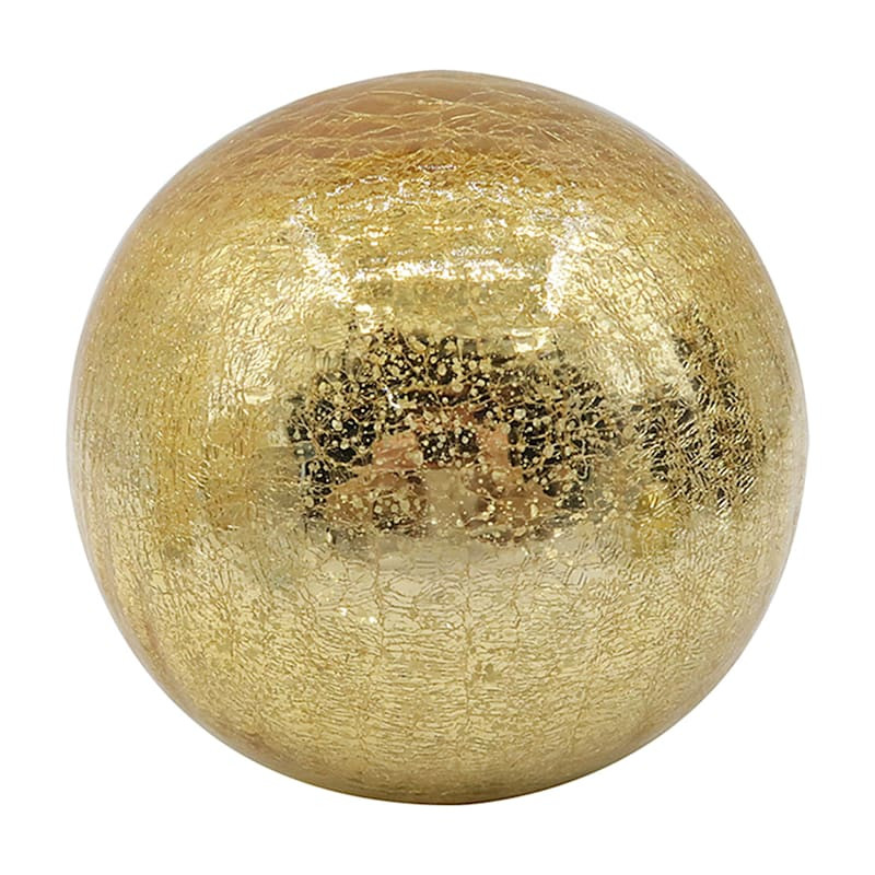 Crackle LED Ball, Large | At Home