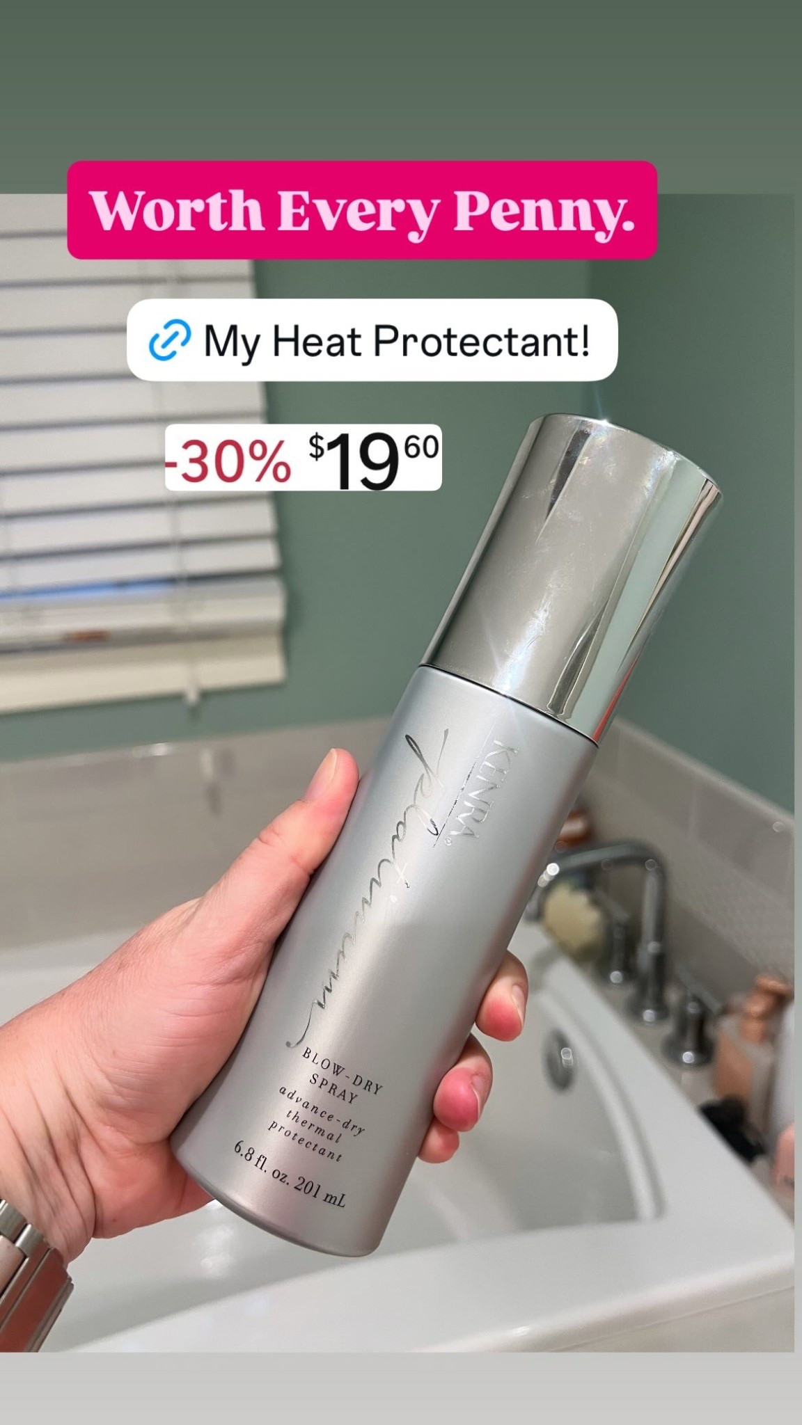 Worth Every Penny. Kenra hair heat protectant mist spray from Amazon.

#LTKBeauty #LTKOver40 #LTKmomlife