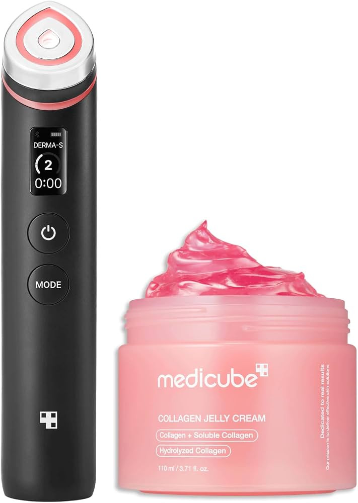 medicube Collagen Glass Skin Duo: Age-R Booster Pro Black and Collagen Jelly Cream 110mL (3.71 fl... | Amazon (UK)