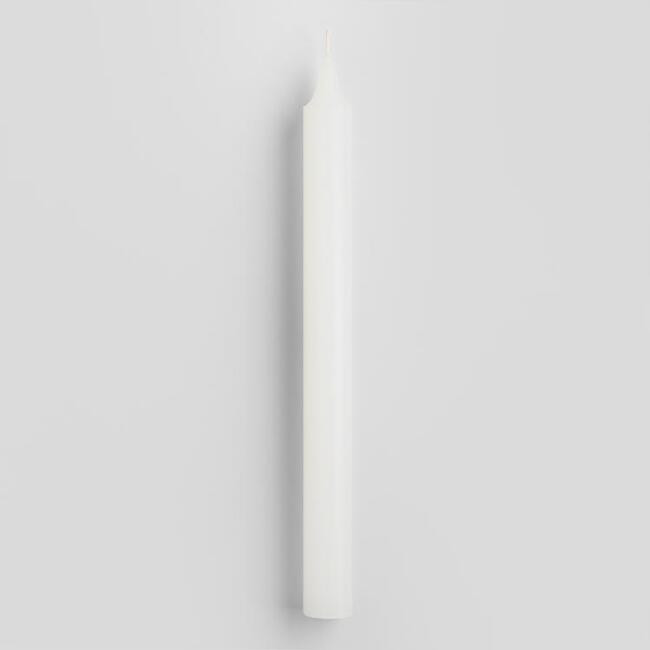 White Taper Candles 6 Pack | World Market