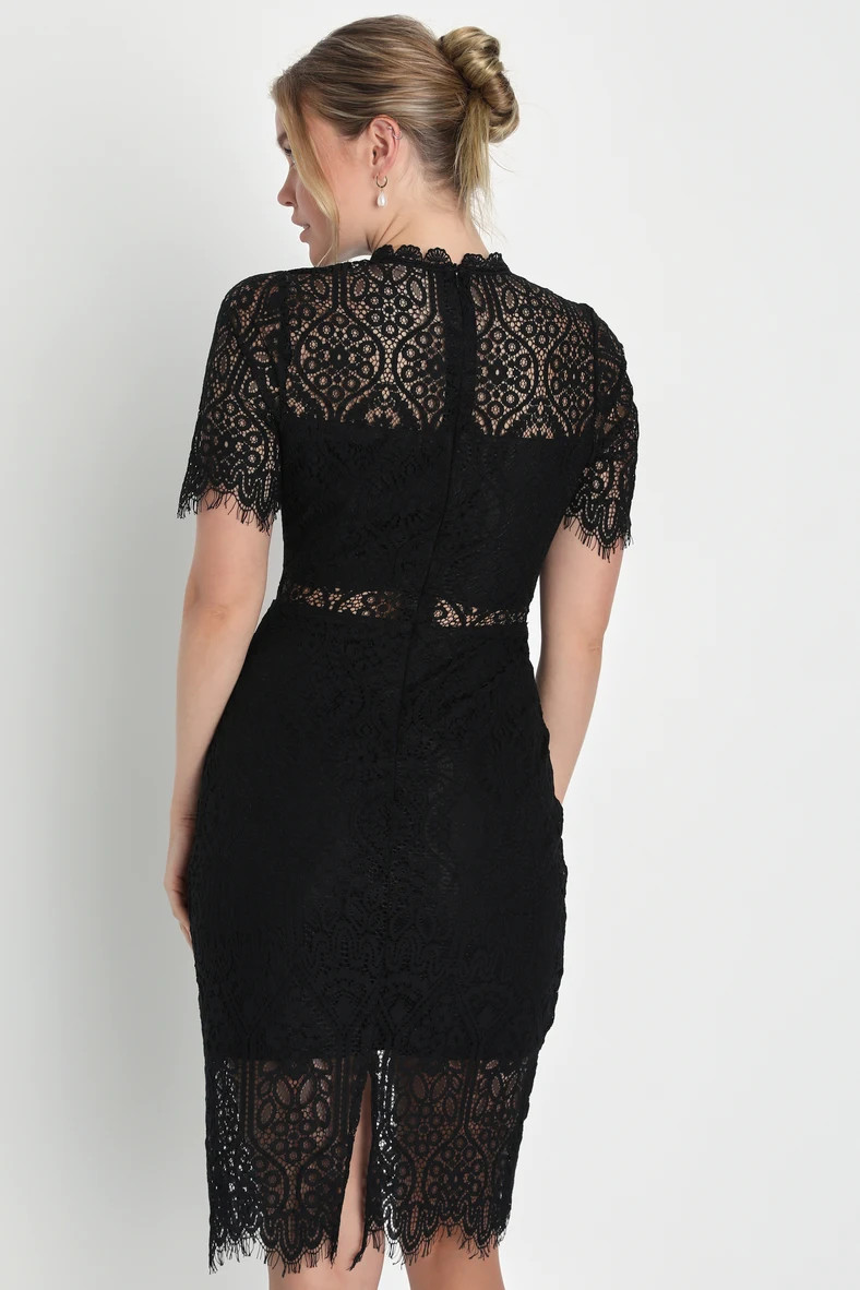 Remarkable Black Lace Dress | Lulus (US)