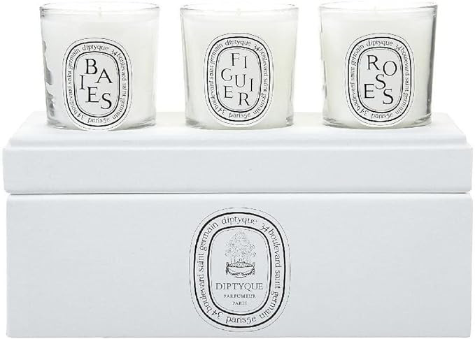 Diptyque Votive Candle Trio-Baies, Figuier, Roses-3 ct. | Amazon (US)
