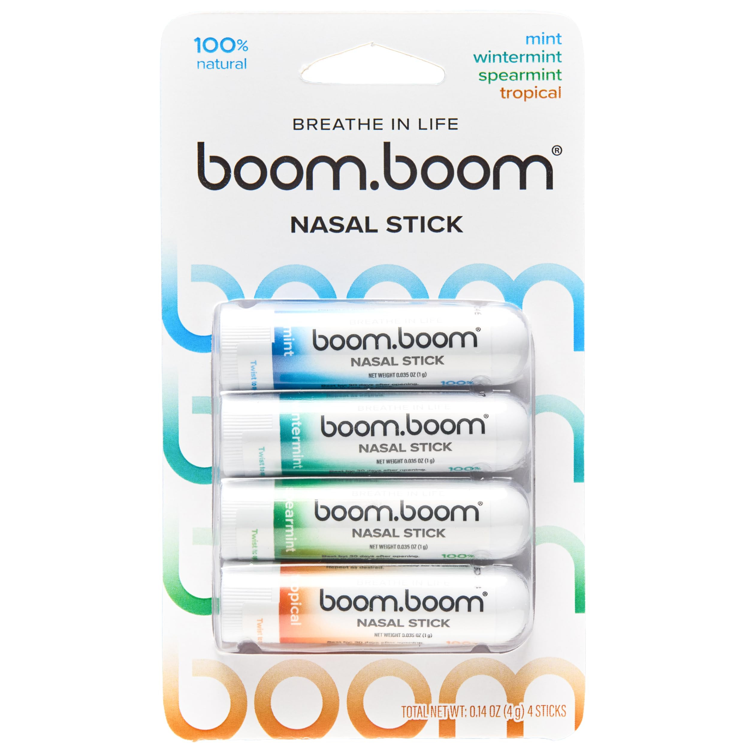 BoomBoom Nasal Stick | Vapor Flow Technology | Cool Refreshing Sensation | Natural Mood Boost | S... | Amazon (US)