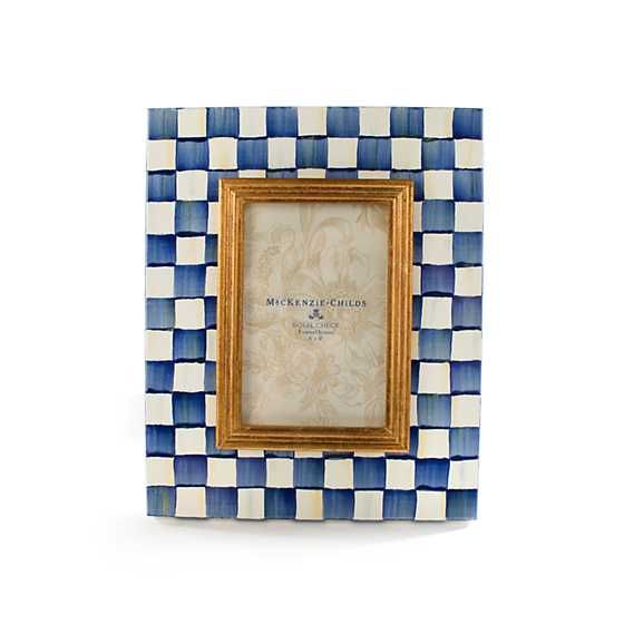 Royal Check Enamel Frame - 4" x 6" | MacKenzie-Childs