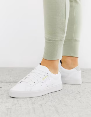 adidas Originals Sleek trainers in white | ASOS UK