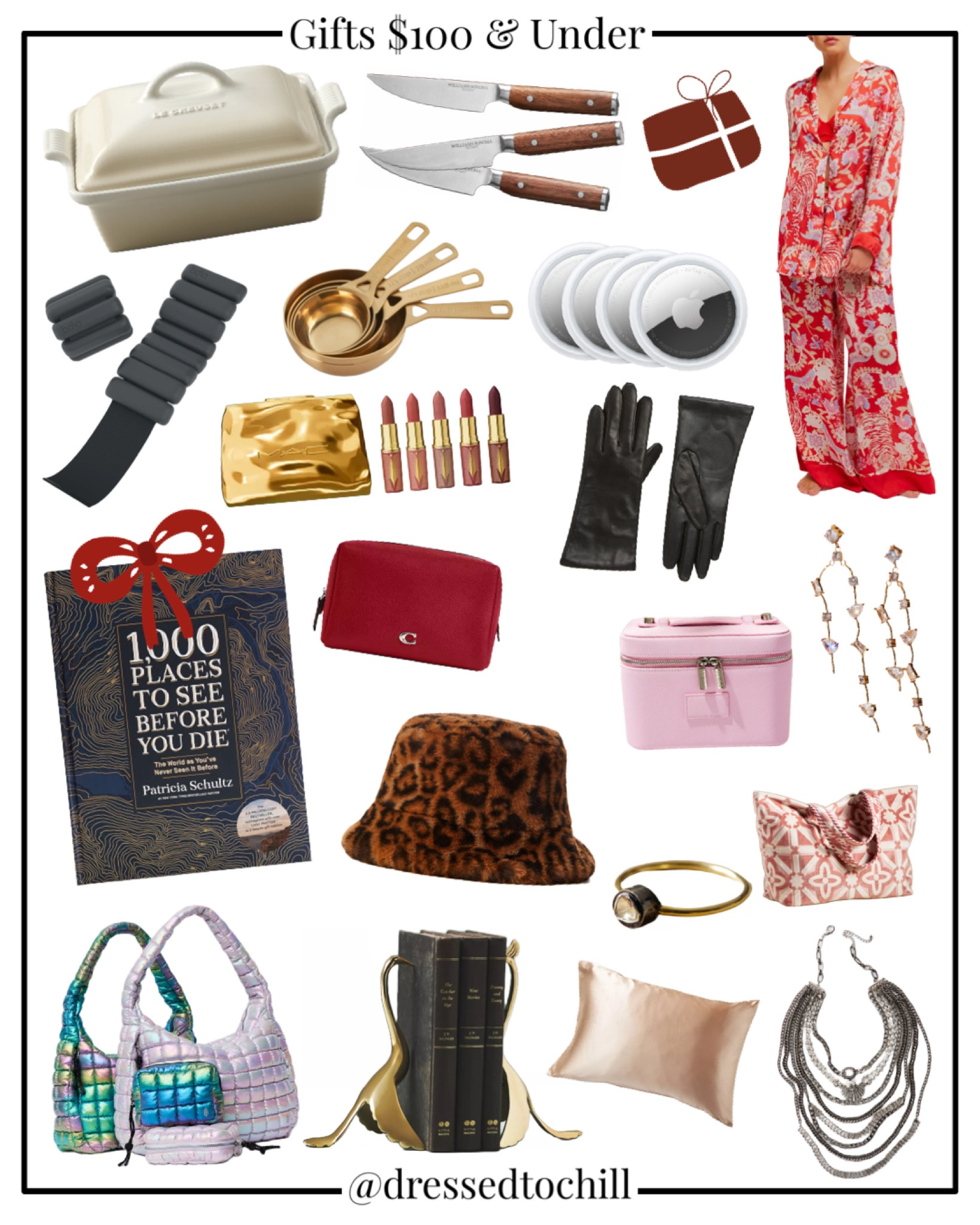 Gifts $100 and under! Unique jewelry and housewares, beautiful silky pajamas, and luxurious travel accessories are all yours for $100 or less!

#LTKHoliday #LTKFindsUnder100 #LTKGiftGuide