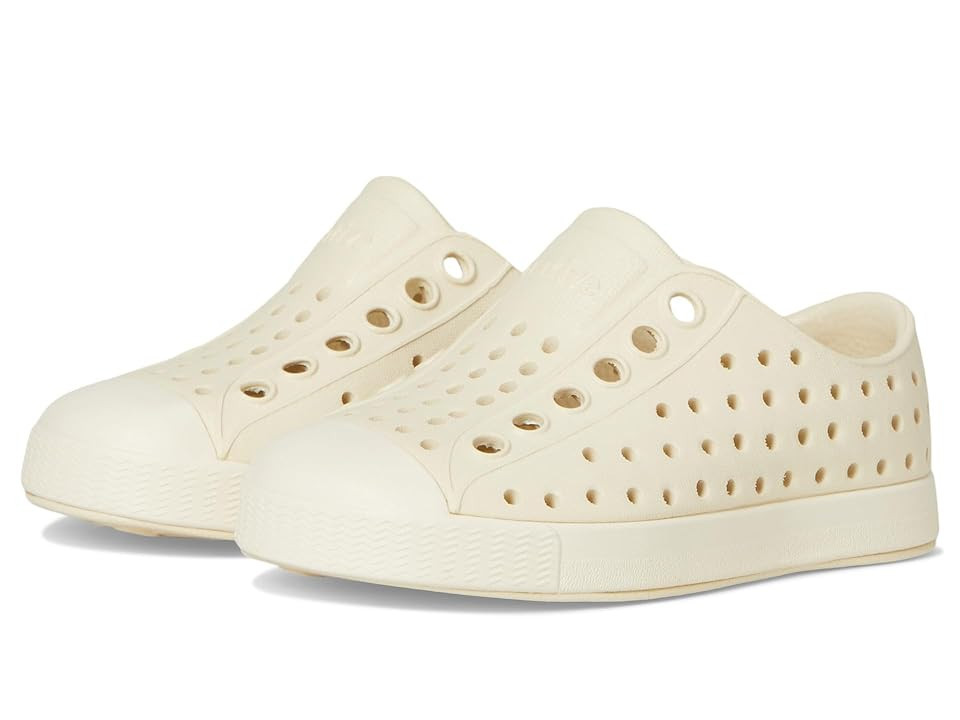 Native Shoes Kids Jefferson (Toddler/Little Kid) Kid's Shoes Bone White/Bone White : 9 Toddler M, Synthetic | Zappos