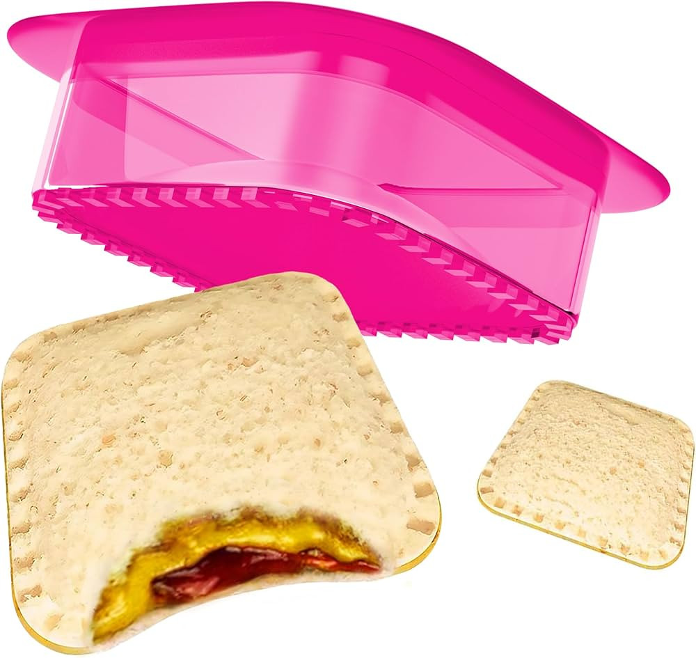 HiYZ Sandwich Cutter and Sealer - 5 PCS Decruster Sandwich Maker - Peanut Butter and Jelly Crustl... | Amazon (US)