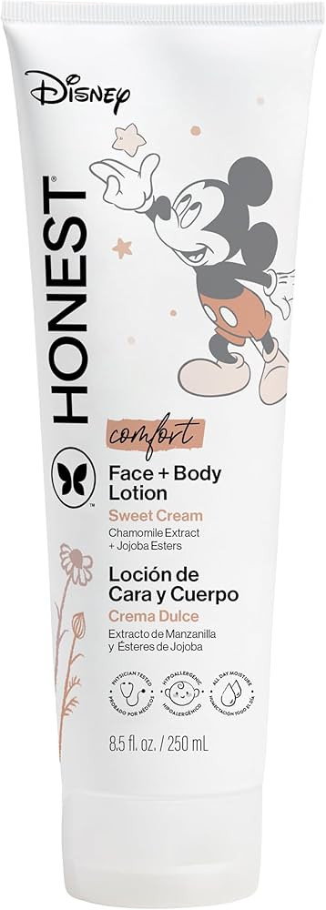 The Honest Company Face, Body Lotion, Disney\u2019s Mickey Mouse Comfort Sweet Cream | Amazon (US)