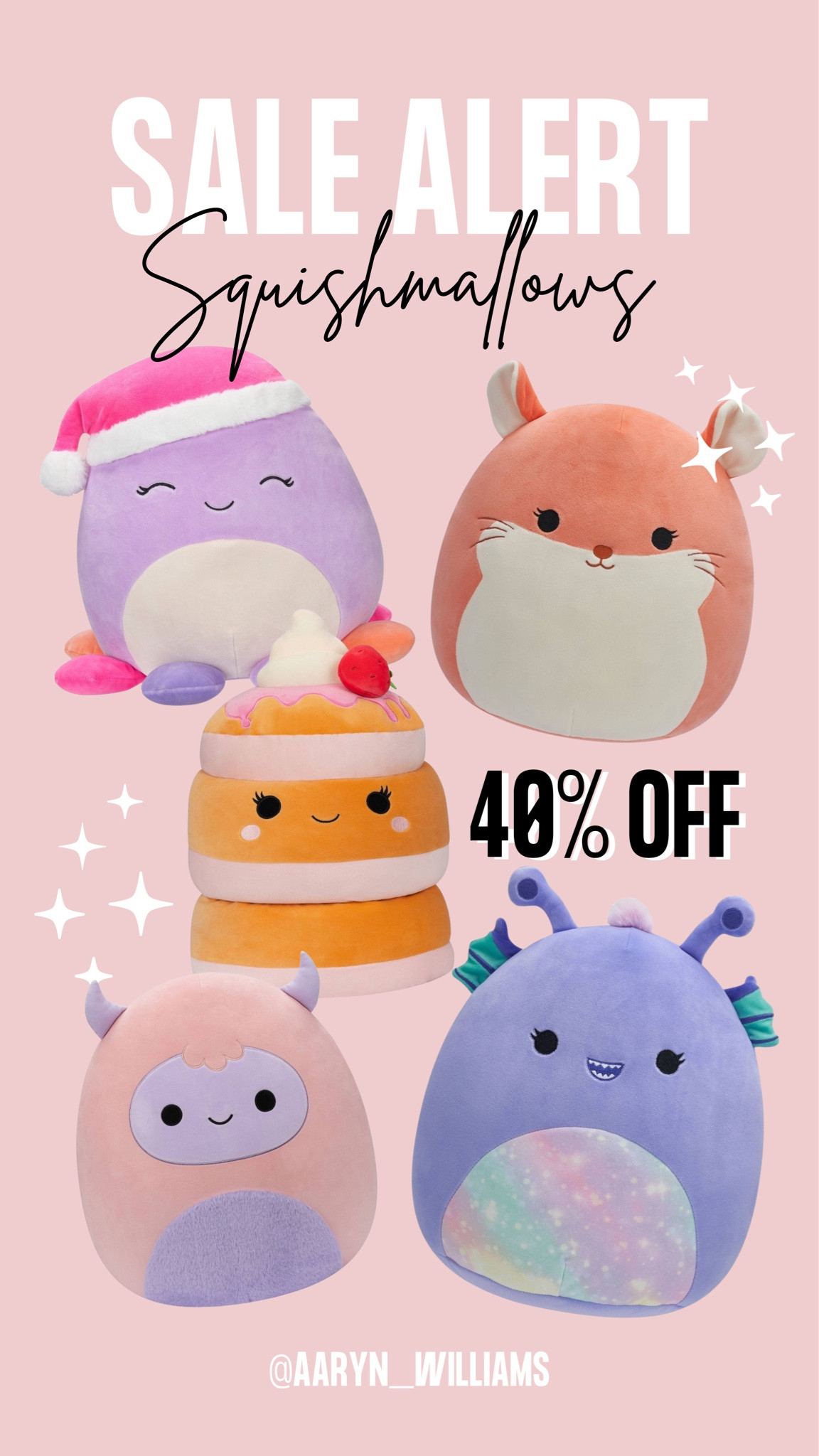DEAL OF THE DAY: 40% off select Squishmallows at Target ✨💖 

#LTKGiftGuide #LTKsalealert #LTKkids