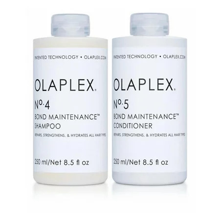 Olaplex No. 4 Bond Maintenance Shampoo and No. 5 Bond Maintenance Conditioner Set For All Hair Types 8.5 oz Each | Walmart (US)