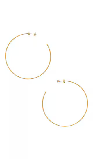 Jenny Bird Starlet Hoops in Metallic Gold. | Revolve Clothing (Global)