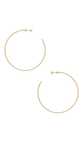 Jenny Bird Starlet Hoops in Metallic Gold. | Revolve Clothing (Global)