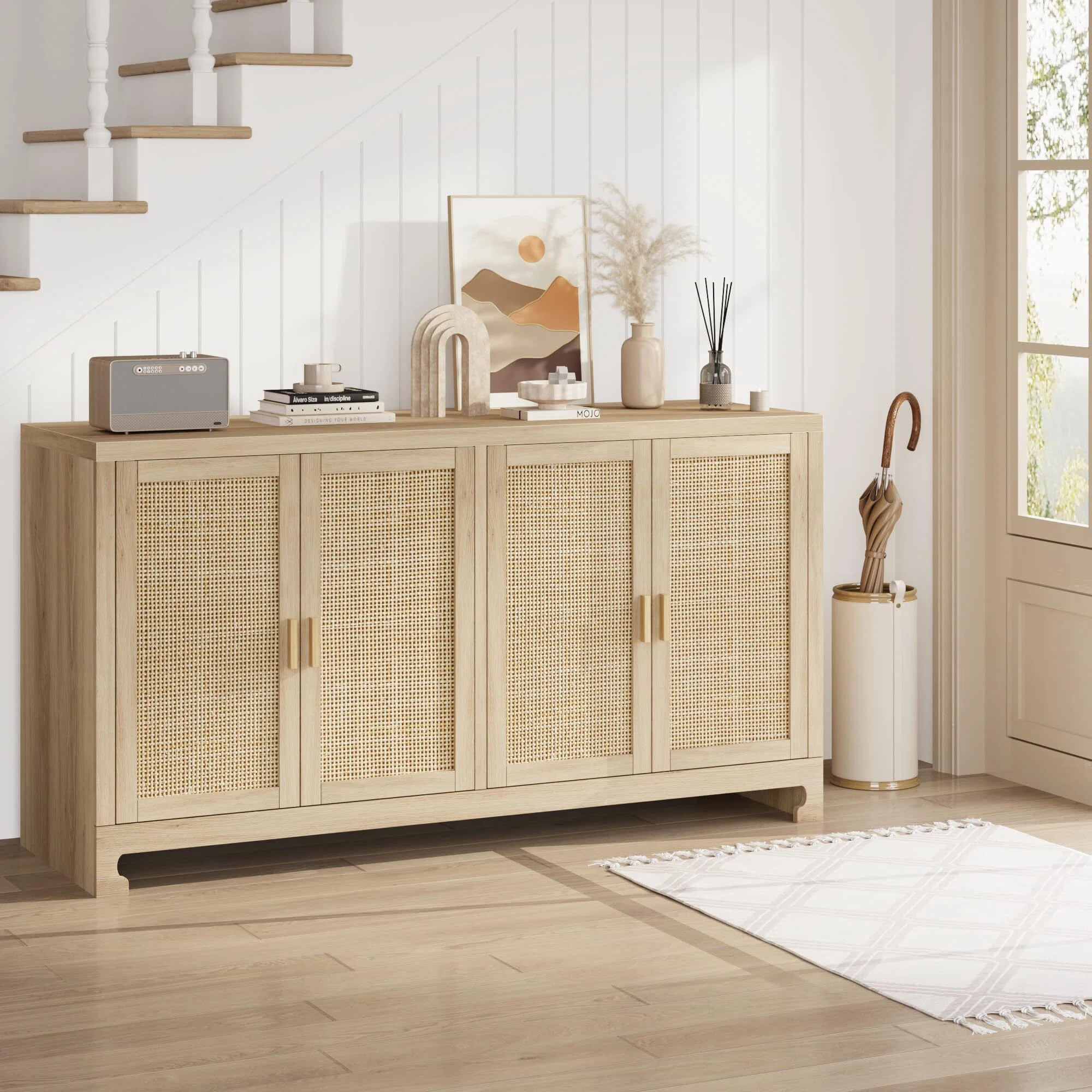 Aalderich 61.4" Wide Rattan Sideboard | Wayfair North America