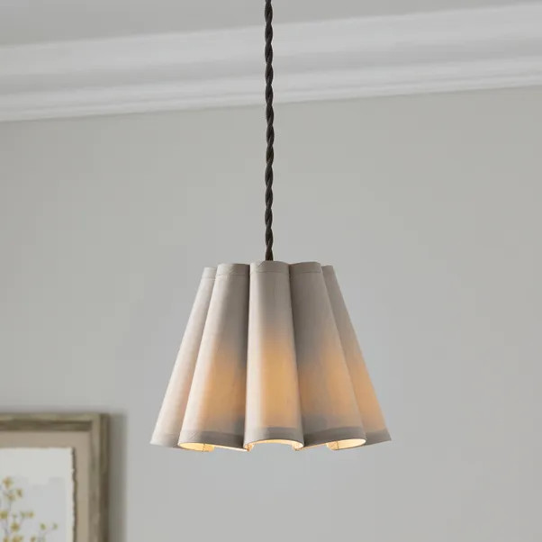 Petal Pleat Lamp Shade | Dunelm