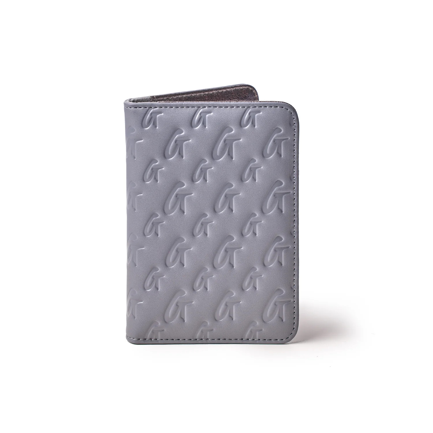 MONOGRAM PASSPORT HOLDER - GRAY | Glam-Aholic Lifestyle