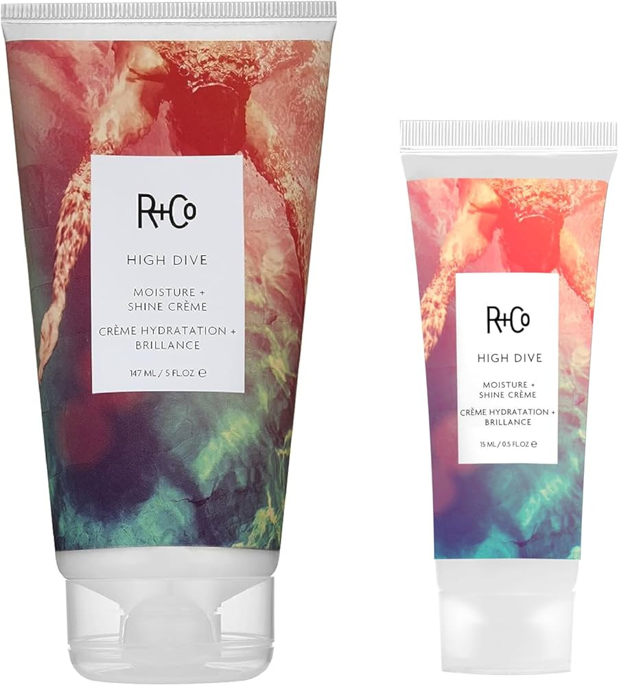 R+Co High Dive Moisture and Shine Crème (5 Oz) + Bonus Travel Size (.5 Oz) | Deep Hydration + So... | Amazon (US)