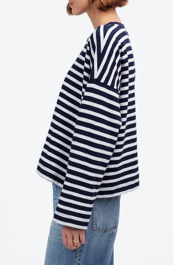 Easy Stripe Long Sleeve Top | Nordstrom