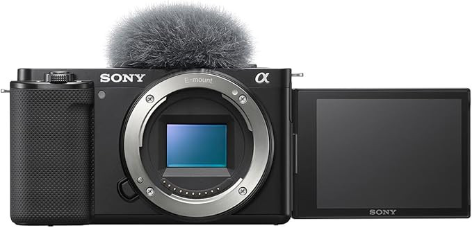 Sony Alpha ZV-E10 - APS-C Interchangeable Lens Mirrorless Vlog Camera - Black | Amazon (US)