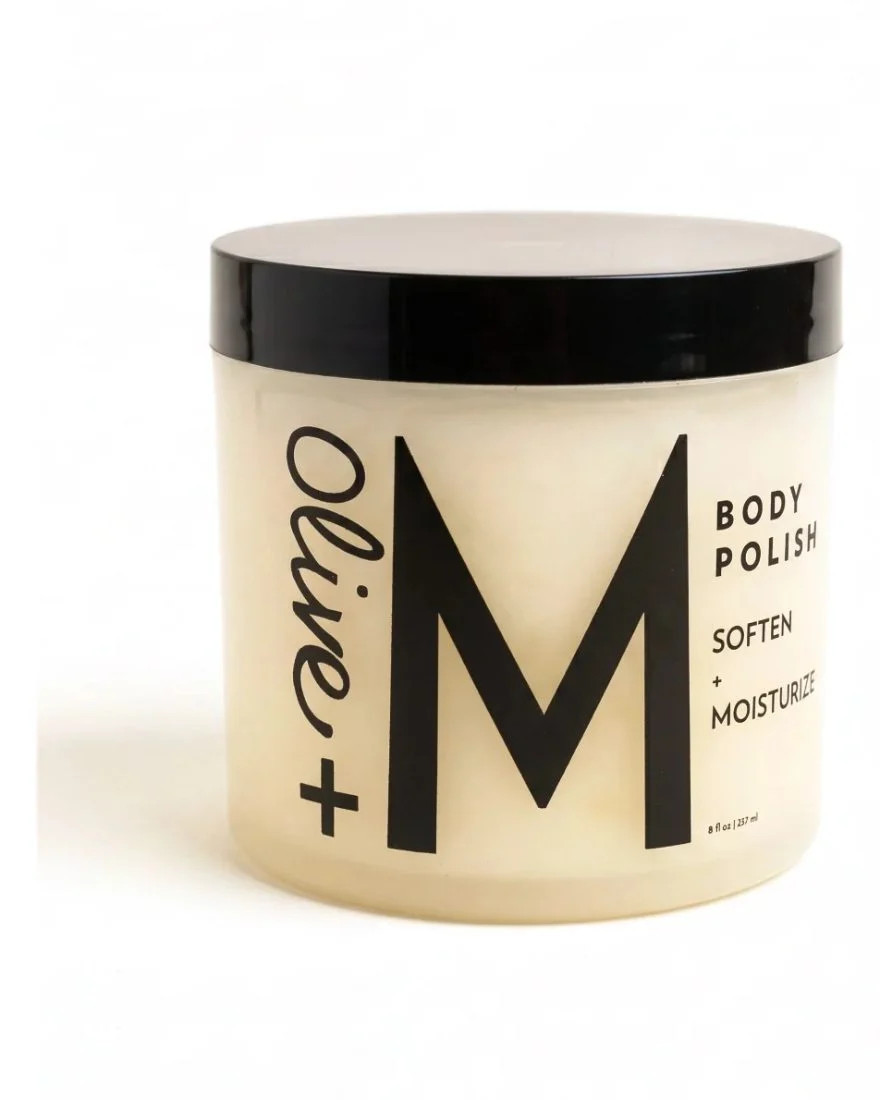Soften + Moisturize Body Polish: Exfoliation + Nourishment 8 oz | Olive + M