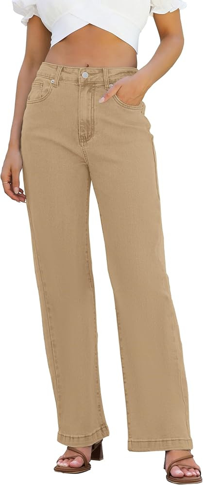Jeans High Waisted Straight Leg Loose Jeans | Amazon (US)