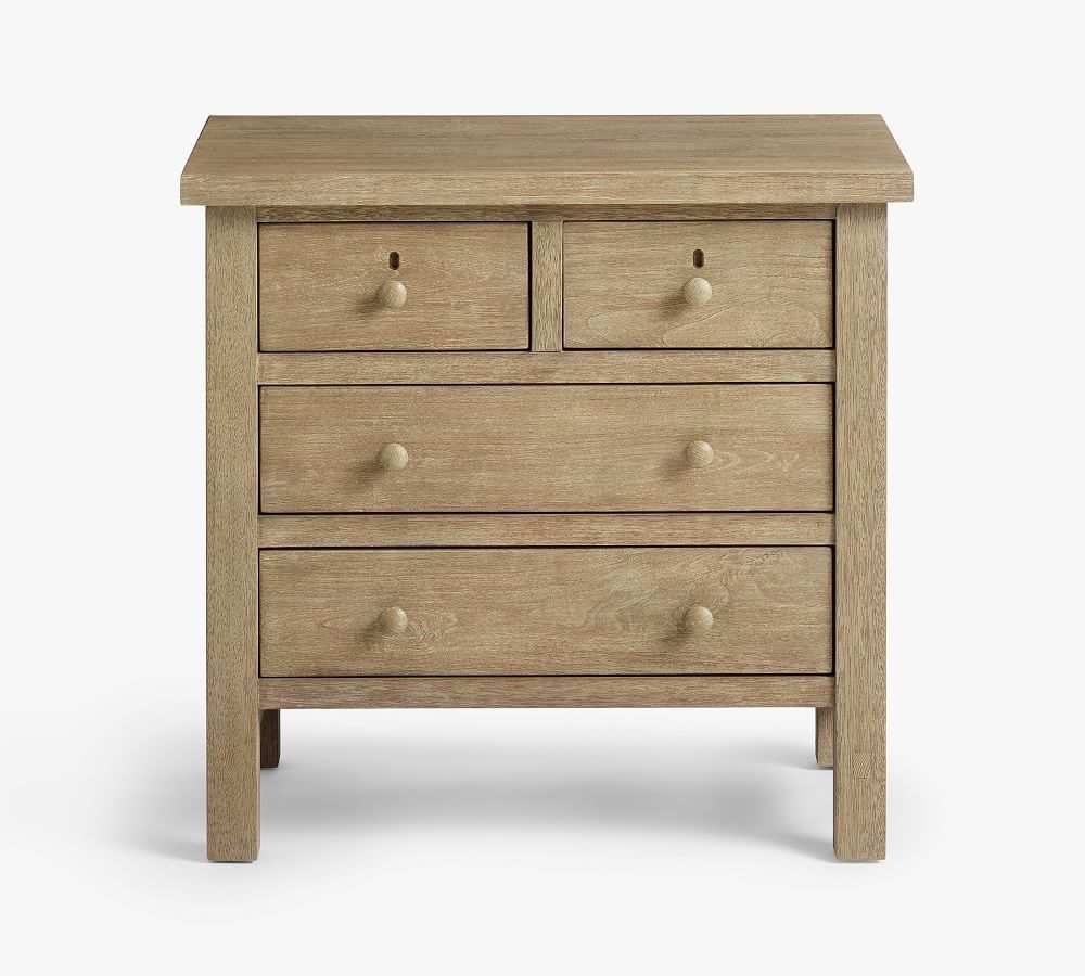 Farmhouse 28.5" 4-Drawer Nightstand | Pottery Barn (US)